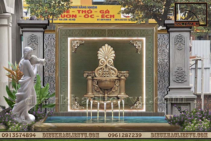 V&aacute;ch ngăn đẹp với ph&ugrave; đi&ecirc;u ch&acirc;u &Acirc;u